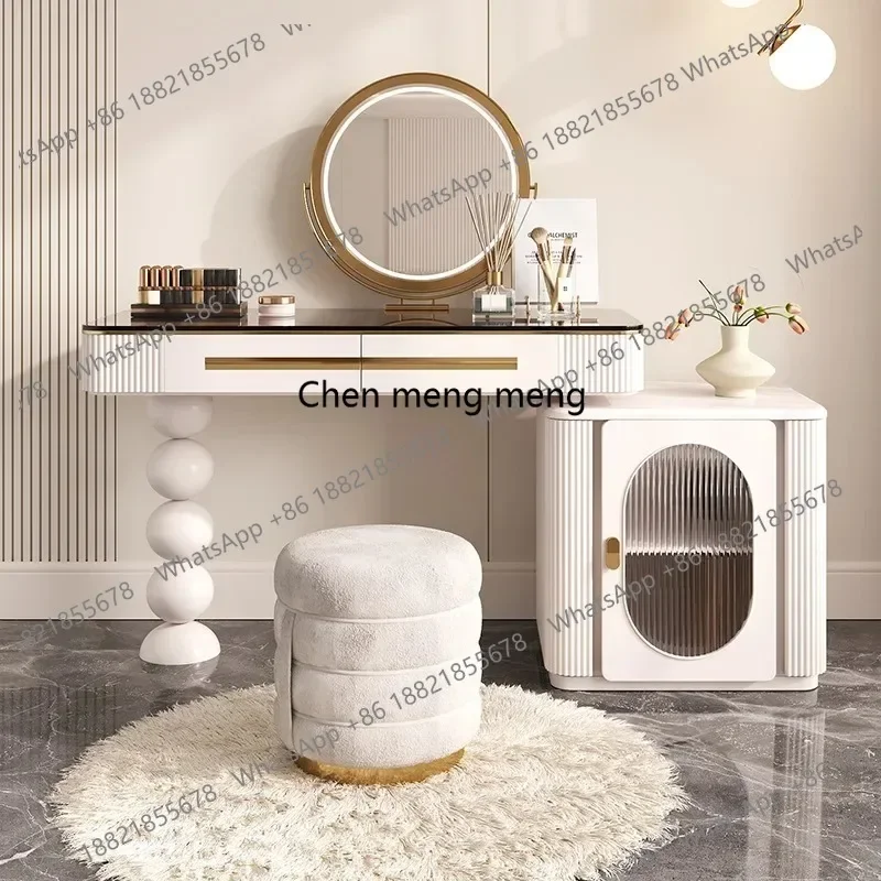 G153 Modern Container Living Room Dressing Table Drawer Baby Girl Set Dressing Table Cabinets Hairstyle Penteadeira Bedroom Furn
