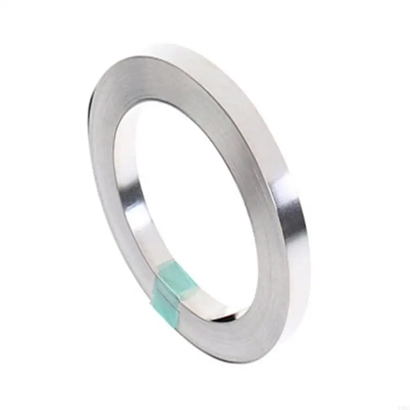 

63HA 1 Roll Nickel Strips 10mx0.15mmx8mm Nickle Tabs for 18650 21700 26650 Battery