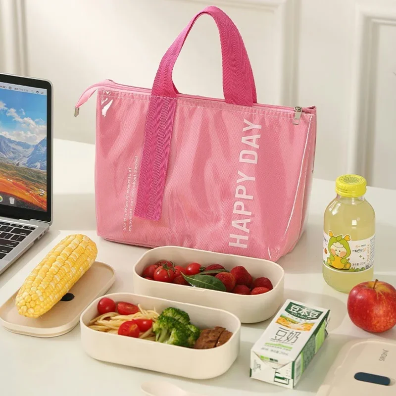 معزول حقيبة الغداء سميكة الألومنيوم احباط التخييم نزهة الجليد حزمة الأطفال مدرسة بينتو حقيبة نزهة الغذاء تخزين حمل حقيبة