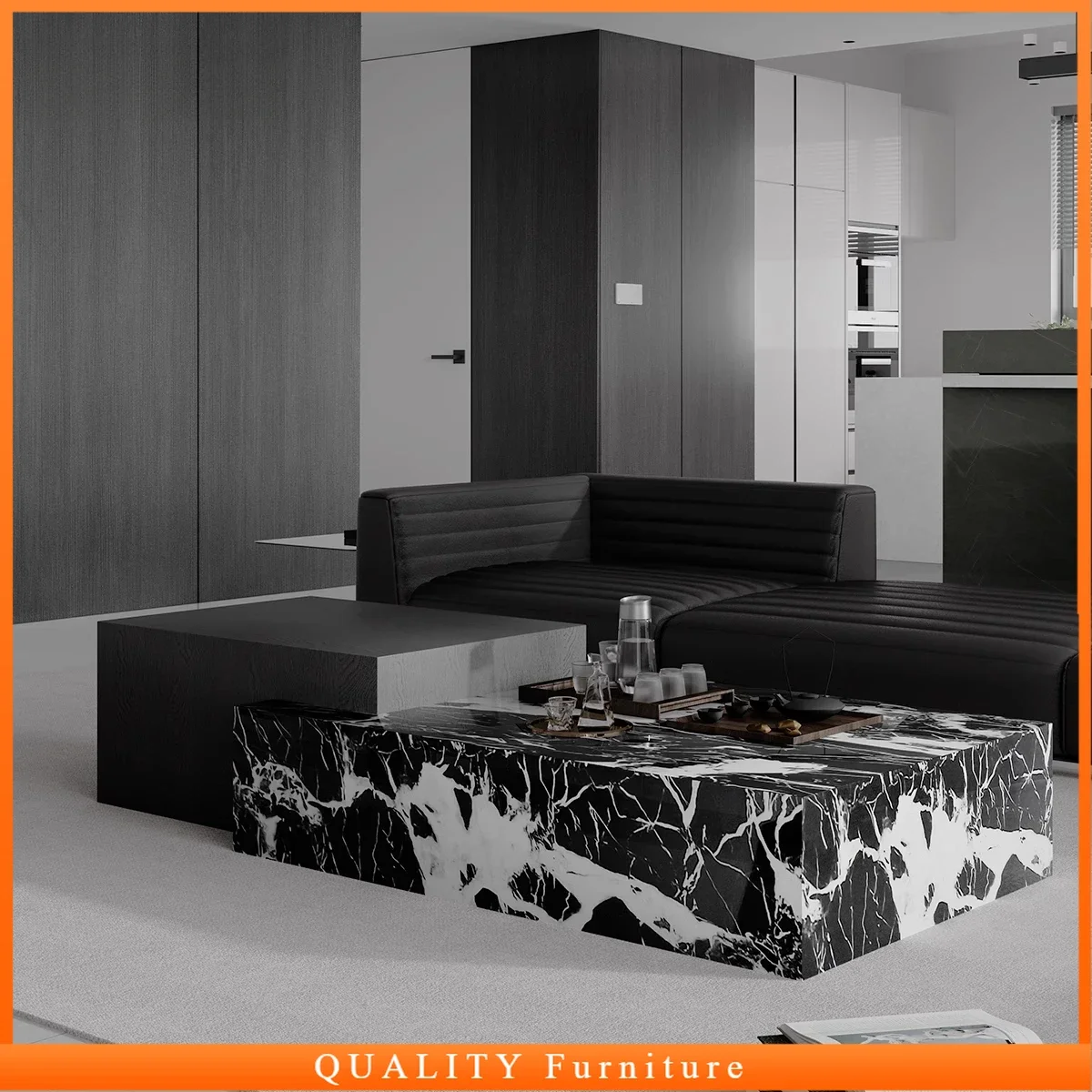 

Minimalist Designer Coffee Table Luxury Modern Small Books Coffee Table Italian Moving Unique Glass Couchtisch Home Furniture