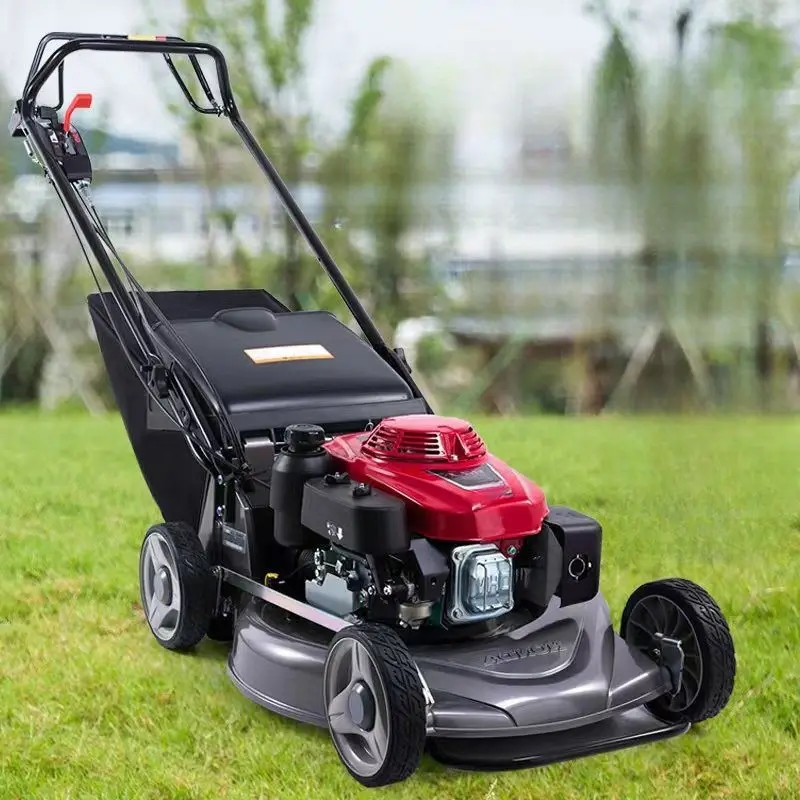 

High Horsepower 4-Stroke Self-Propelled Community Push Lawn Mower Powered With High Productivity Handwheel Engine Core