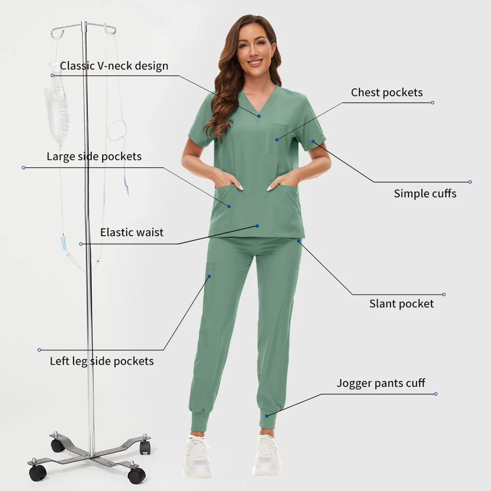 Tierklinik Veterinär Peelings Set Frauen Beauty Spa Uniform Zahnmedizin Arbeits kleidung hochwertige medizinische Krankens ch wester Uniform Unisex Anzüge
