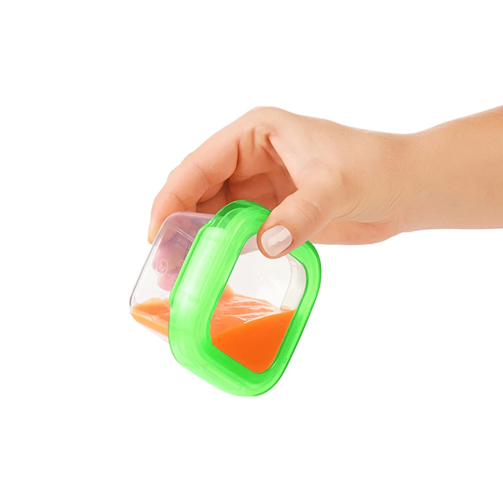 

6 Pcs Fresh Keeping Food Boxes Lightweight Dishwasher Microwave Freezer Safe Baby Containers Storage Cases Travel Insulation