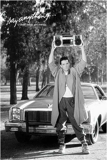 

SAY ANYTHING - John Cusack - IN YOUR EYES MOVIE POSTER Canvas Print Poster 24x36 inch