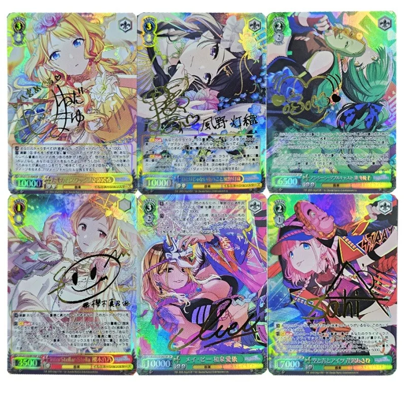 

Набор из 6 складных коллекционных карточек Weib Schwarz THE IDOLM STER Series: Сакураги Мано, Изуми Мэй (реплика SSP) – Игровая коллекционная карта, игрушка, подарок