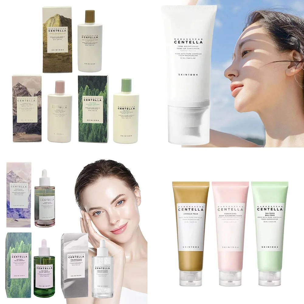 Centella Asiatica Hidratante Toner Essence 5pcs Set/Creme Olho Probótico/Centella Asiatica Protetor Solar Hidratante Anti-rugas