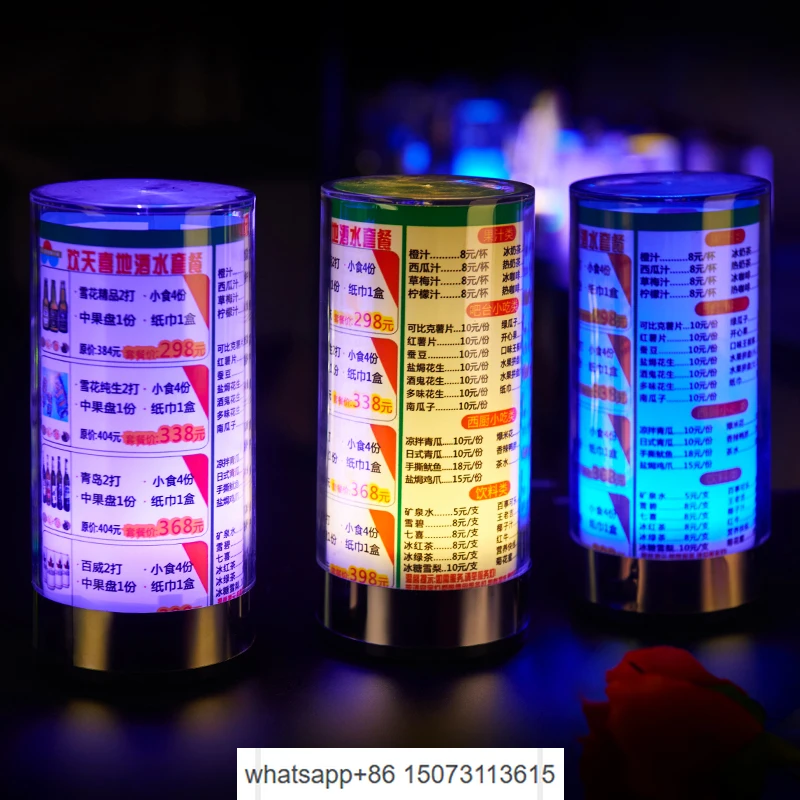 cylindrical-menu-desk-lamp-portable-bar-lamp-rechargeable-led-table-lamp-night-light-customized-logo-for-ktv-coffee-bar