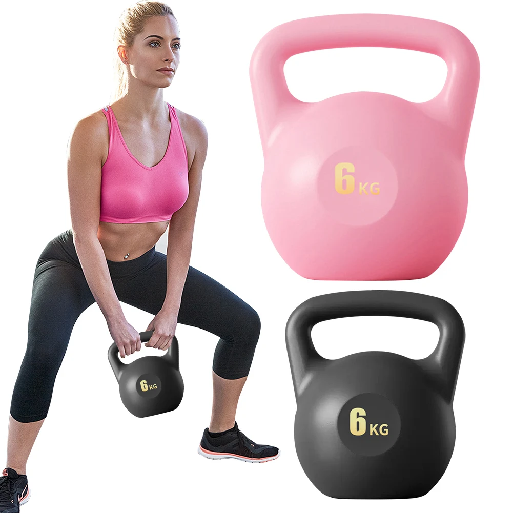 Water-filled Kettlebell Soft Kettlebell Shock-Proof Dumbbell Weights Anti Slip Grip Hand Weights for Home Workouts