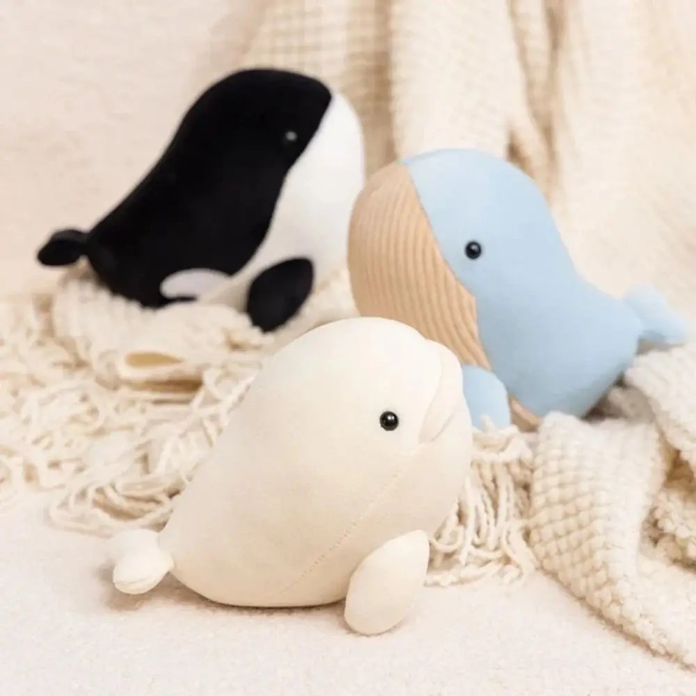 

Animal Cartoon Little Whale Plush Toy PP Cotton Funny Small Fish Stuffed Doll 17cm Collection Animals Plush Pillow
