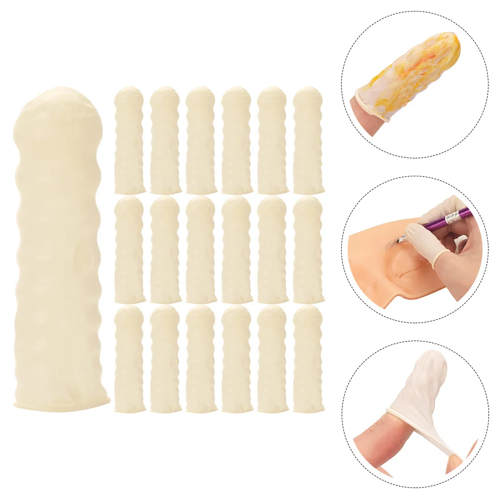 

50 шт. чехлы на пальцы для сбора кожи, рабочие перчатки, одноразовые эластичные напальчники