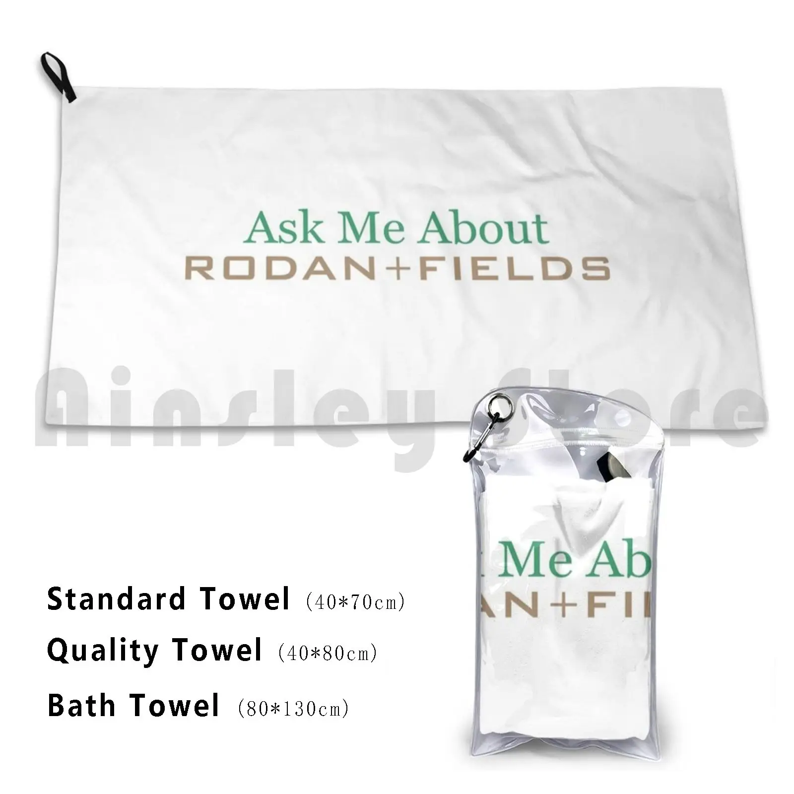 Rodan And Fields-Ask Me About R & F Marketing Tools For Mlm Consultants Beach Towel Quick Dry Quality Towel Bumper