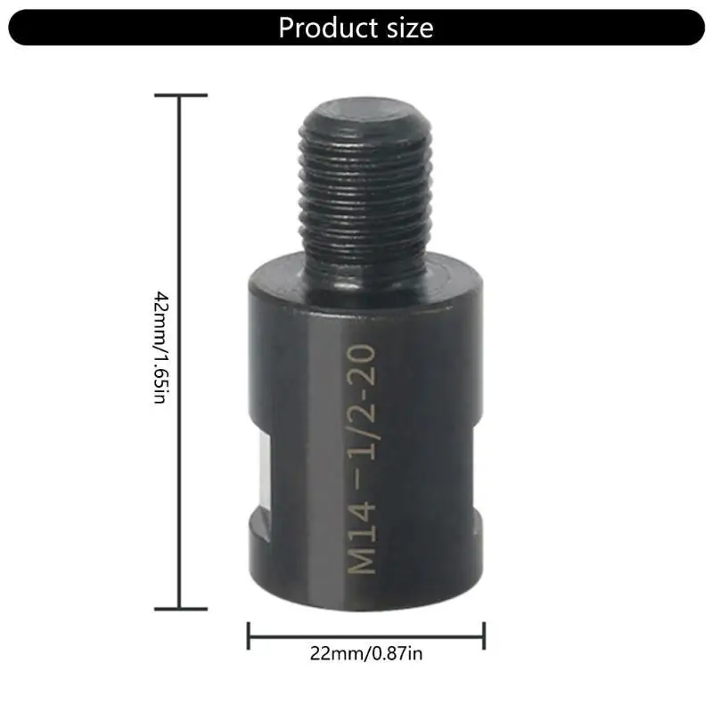 E8BD 4Pcs Angles Grinder Adapter Set Carbon Steel Angles Grinder Attachment for Drill