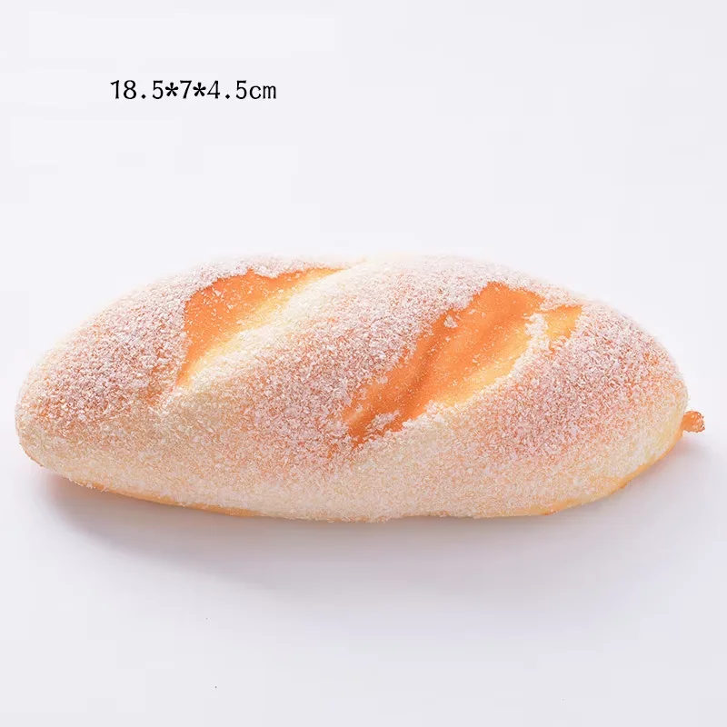 Squishy Lebensmittel-Kreativspielzeug: Simuliertes Brot, Toast, Donuts – Langsam aufsteigende Quetsch-Stressbälle, Scherzartikel, Desktop-Dekoration