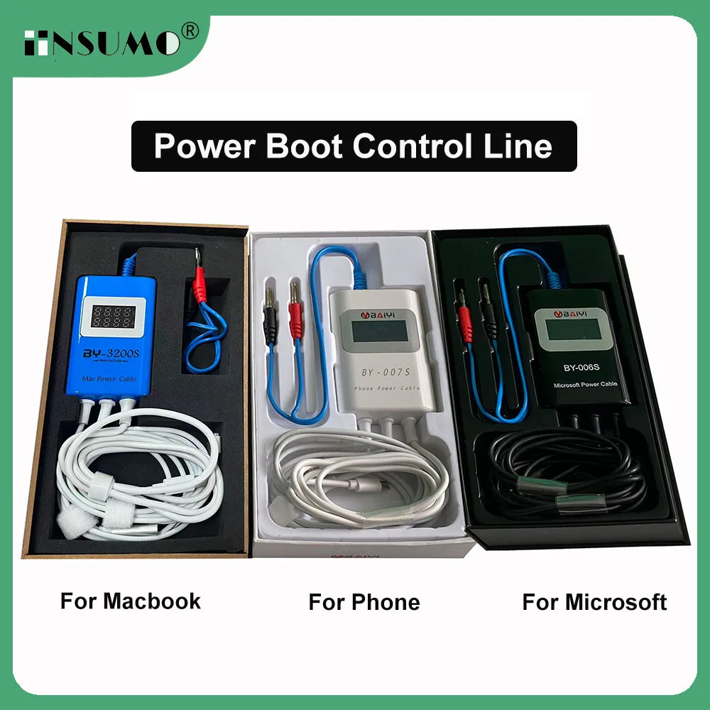 

BY-3200S BY-007S BY-006S Smart Charging Detection Cable for Macbook Microsoft Phone Quickly Confirm The Fault Point Power Cable