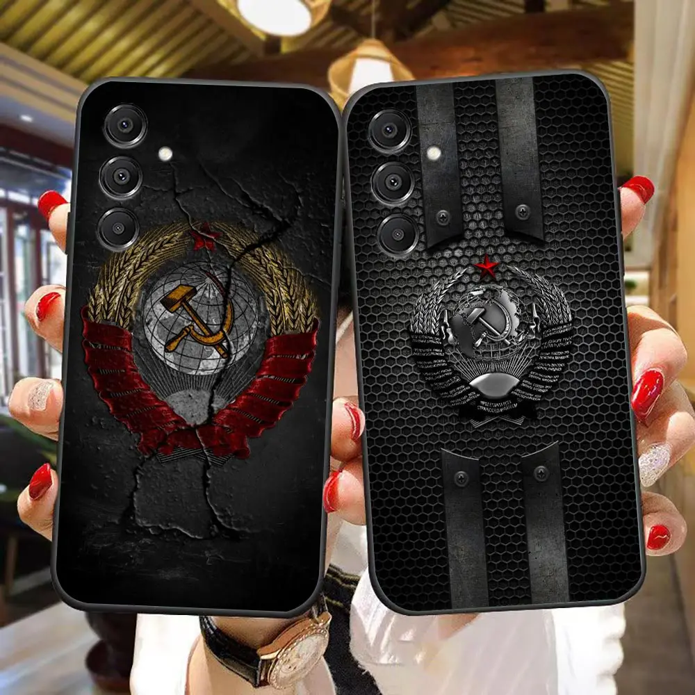 Two-Headed Flag Russia Cover Phone Case For Samsung A16 A17 A22 A23 A26 A27 A32 A33 A36 A42 A51 A52 A54 A55 A56 A57 A72 A73 Case