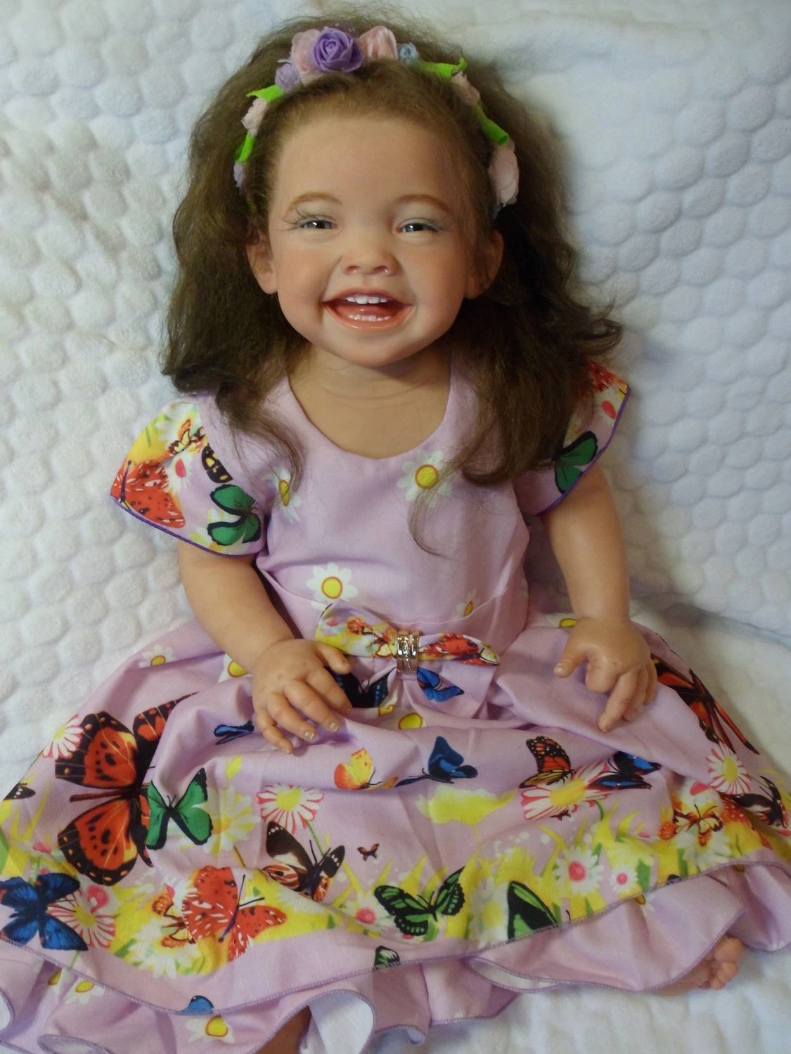 23inch Specification Selection Reborn Mila Doll Kit with Body Eyes Multi Smiling Toddler Fresh Color DIY Unfinished Doll Parts
