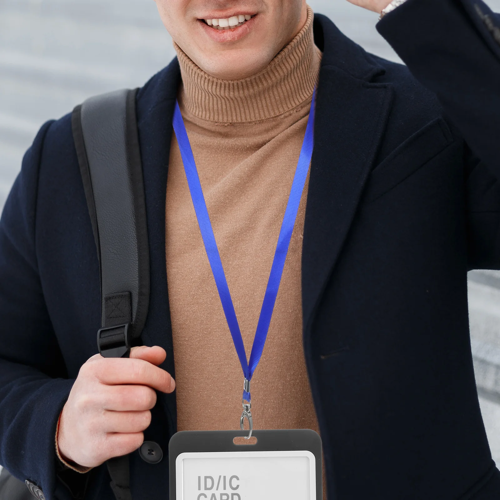 

12pcs Metal Hook Id Lanyard Chinlon Lightweight Neck Strap For Office Nurse Factory Worker Daily Use Card Holder