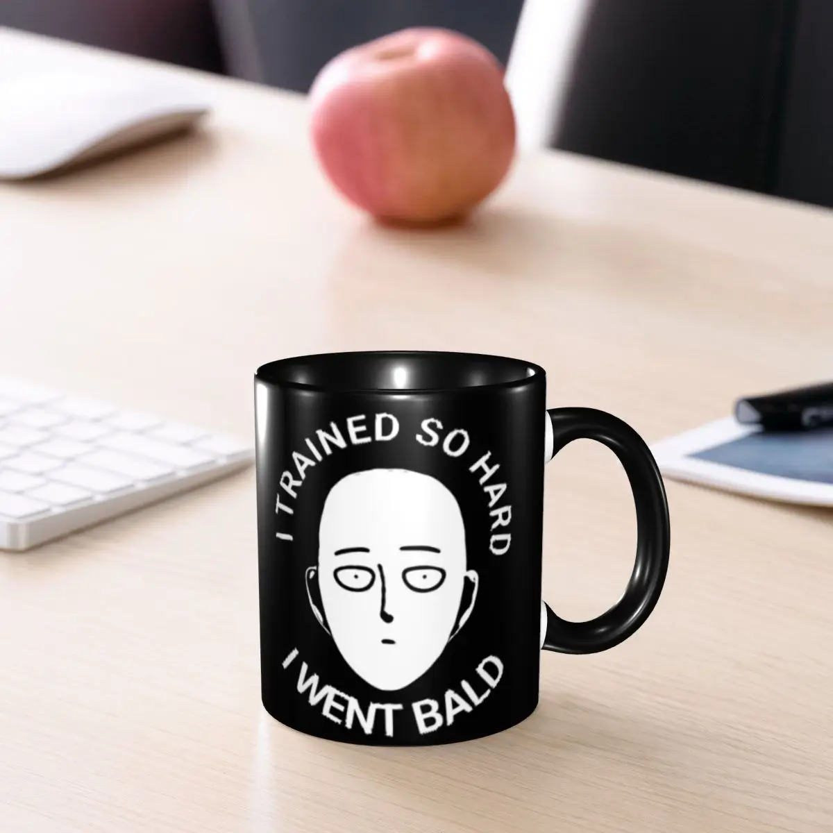I Went Bald One Punch Man Coffee Mug Novelty Tea Cups For Home