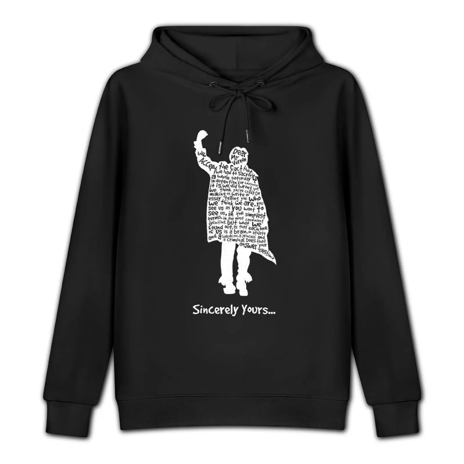 The Breakfast Club - Sincerely Yours - White Pullover Hoodie men's autumn clothes anime clothing hoodie for men