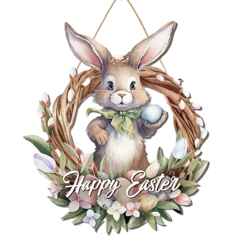 

Easter Door Decor Delightful Easter Rabbit Creating Festive