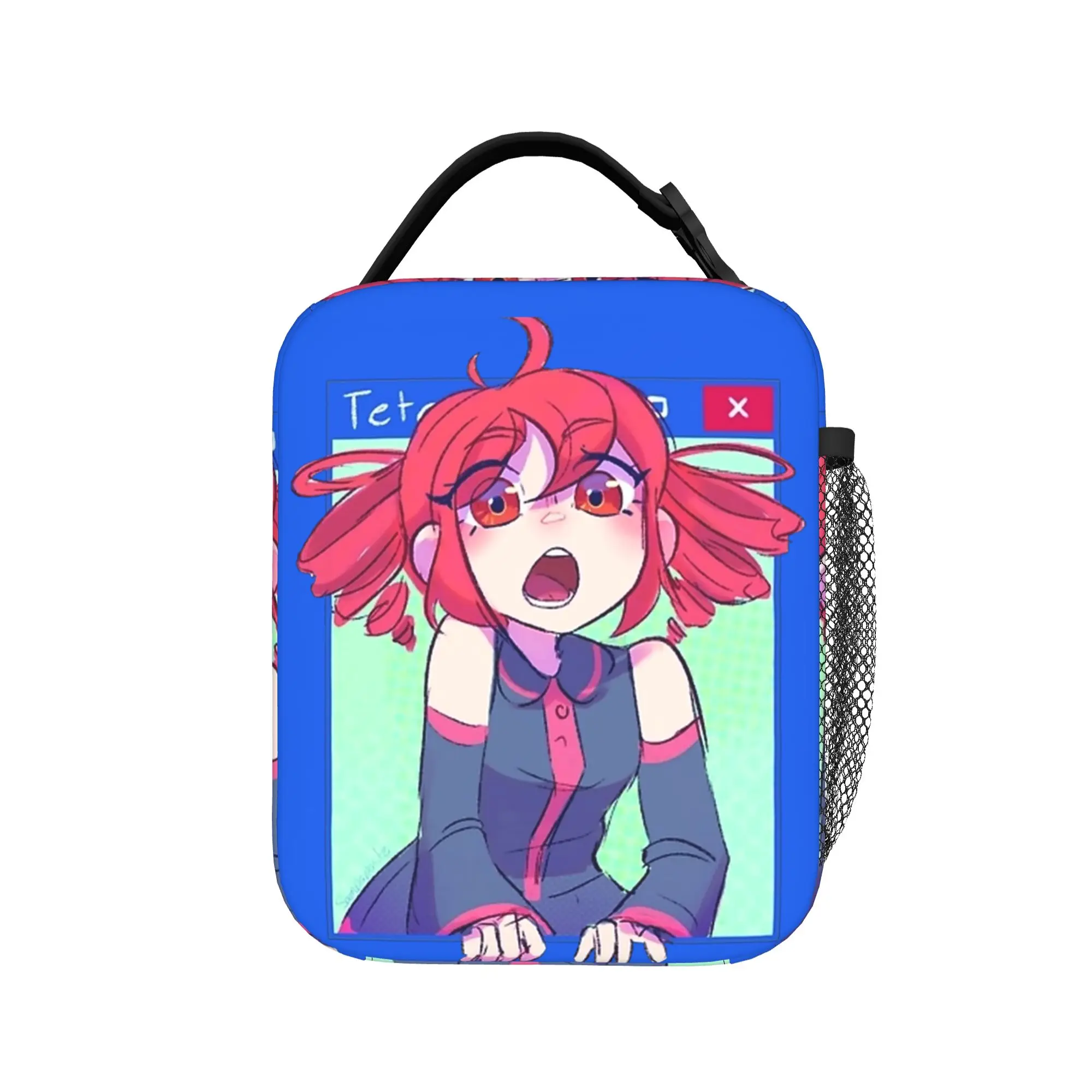 Kasane Teto Window Insulated Lunch Bag High Capacity  Meal Container Thermal Bag Tote Lunch Box Office  Travel Bento Pouch