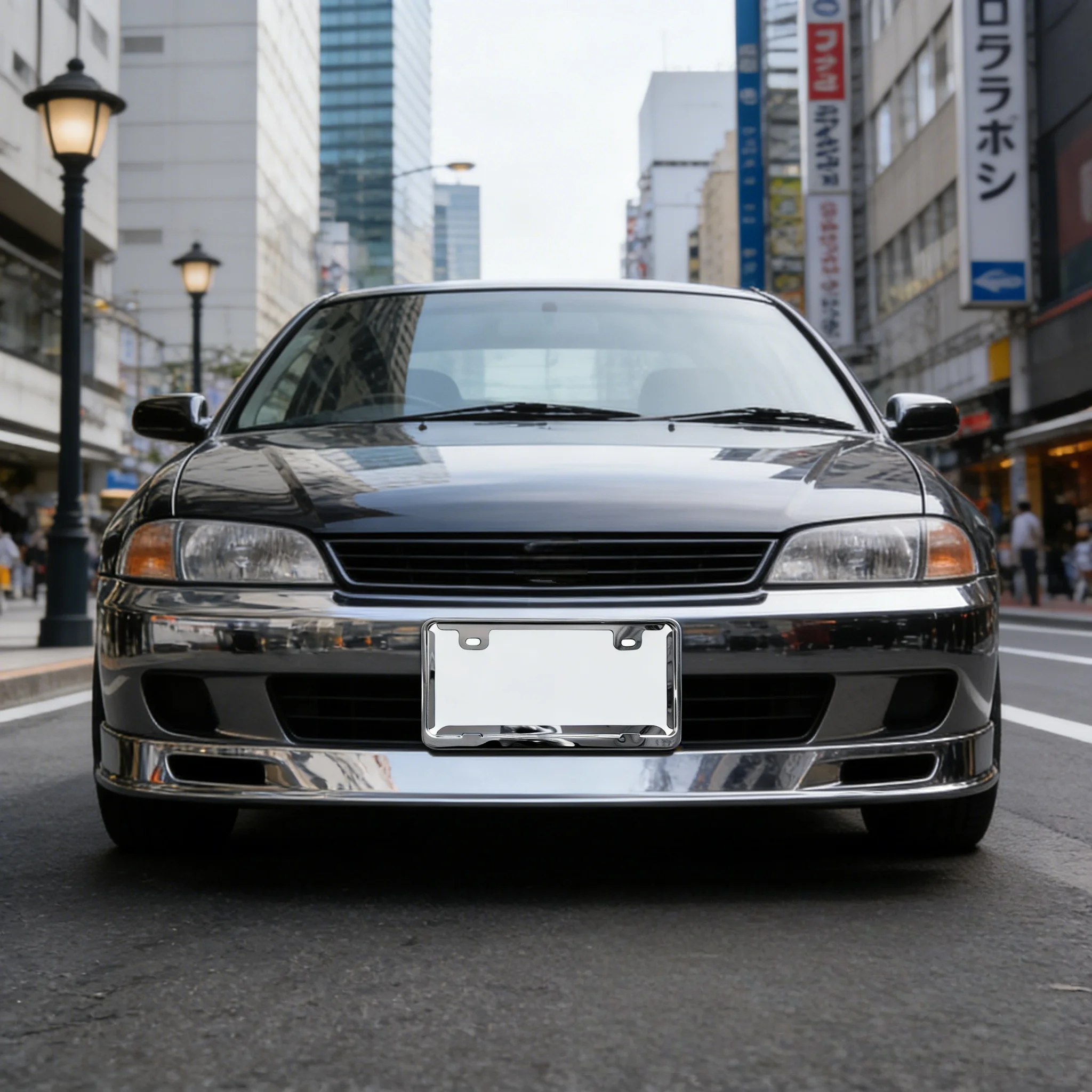 1 قطعة إطار لوحة الرخصة اليابانية العالمي الجبهة الخلفية غطاء لوحة ترخيص السيارة الملحقات الخارجية لجميع موديلات السيارات