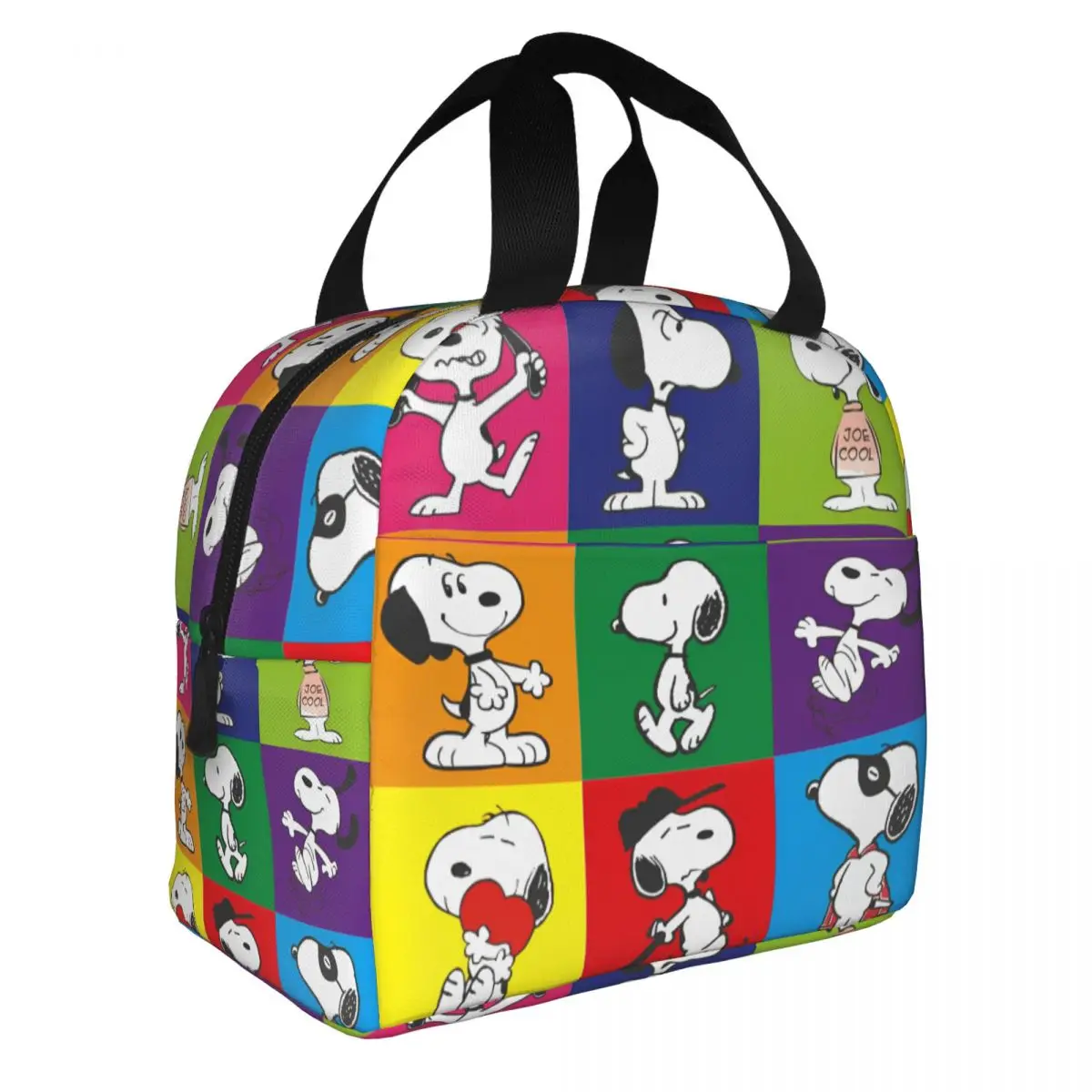 

Изолированная сумка для обеда Snoopy, портативный контейнер для еды, термосумка, сумка-тоут, ланч-бокс, школьный пикник для мужчин и женщин