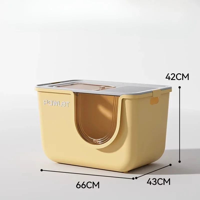 #Training cat Litter Box Sandbox Plastic Accessories Defecation cat Litter Box Self-Cleaning Automatische Kattenbak Cat Supplies