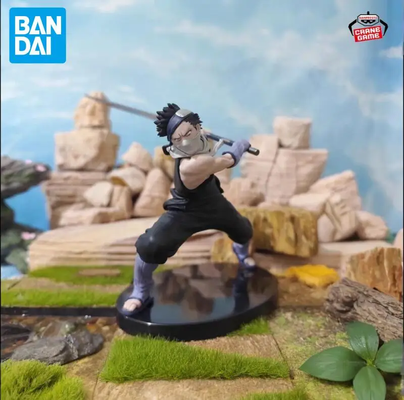 Auf Lager Bandai Original Naruto Momochi Zabuza Figur Anime Action Modell Cartoon Puppen Desktop Pvc Dekor Ornamente Festival Geschenk