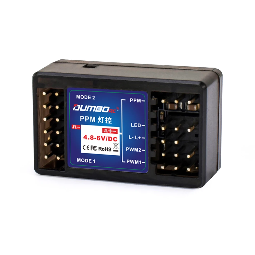 DUMBORC Modulo di controllo lampada sistema di illuminazione PPM Controller luce di simulazione PPM DC4.8-6V compatibile con varie luci a LED