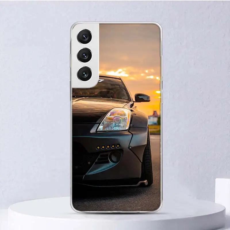 JDM Sport Car 350Z 370Z 240Z Soft Case For Samsung Galaxy S24 S23 S22 S21 Ultra S20 FE S10 Plus Phone Cover S9 S8 + S10E Funda C