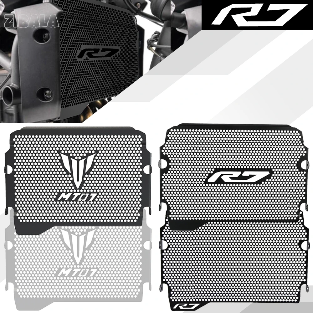 

Motorcycle Radiator Guard Protector Grill Cover Grille Protection For Yamaha MT07 MT-07 FZ07 YZF R7 YZF-R7 2026 2025 2024-2022