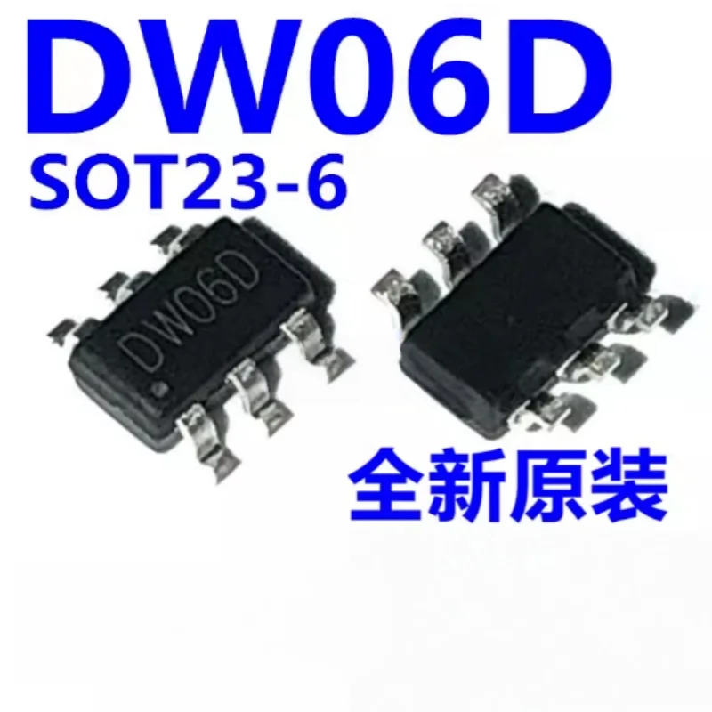 20pcs DW06D SOT23-6 In one lithium battery protection IC chips