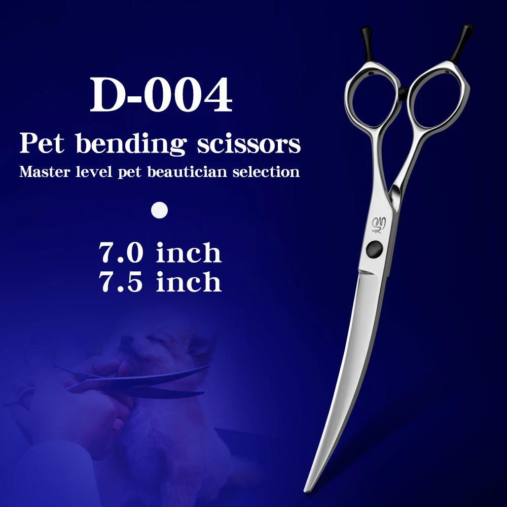 Master level pet comprehensive curved clipper imported VG10 material double tail nail teddy dog beauty haircut shaving clipper