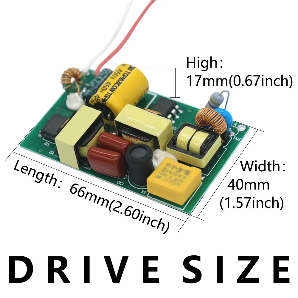 36-50W LED Driver 290mA W For LEDs Power Supply built-in Constant Current AC200-240V Lighting Transformers For LED Power Lights