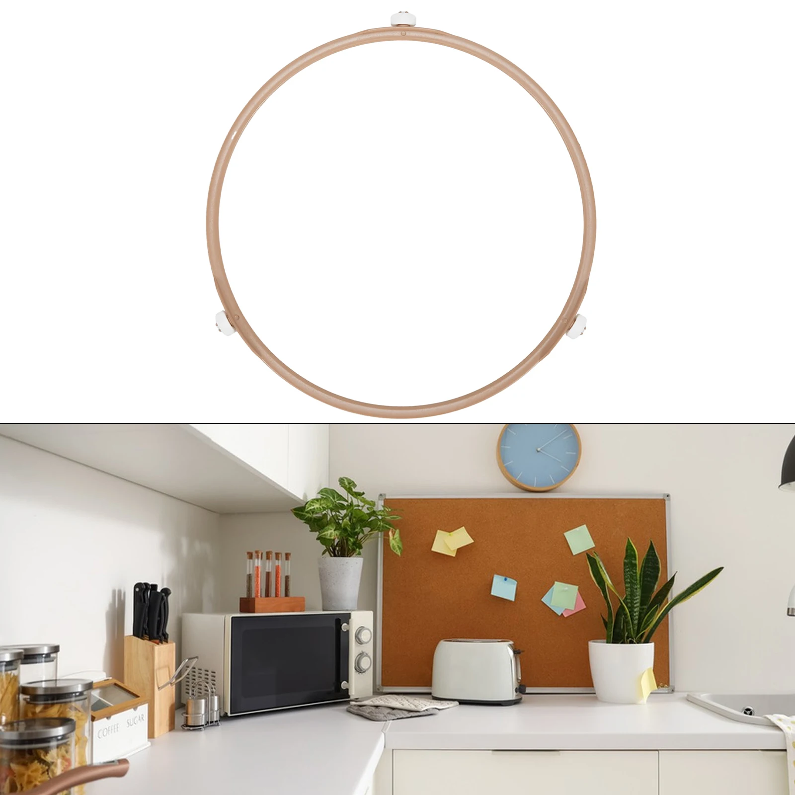 High High Temperature Resistance Microwave Oven Glass Turntable Bracket Base Tray Rotating Ring Support Easy Food Revolving - Aliexpress Deal