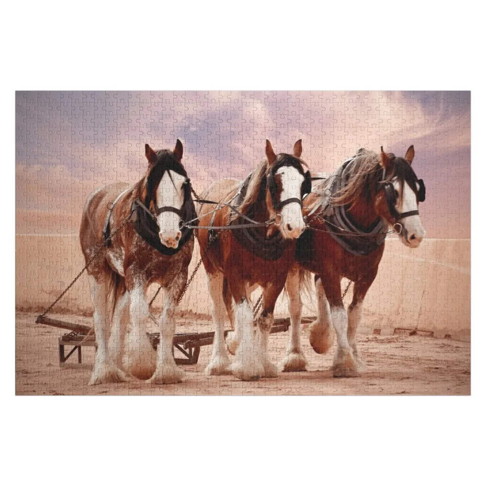 

HEAVY HORSES, TAKE A LOOK AT MY ART WORK OF THESE MAGNIFCENT ANIMALS Jigsaw Puzzle Works Of Art Photo Puzzle