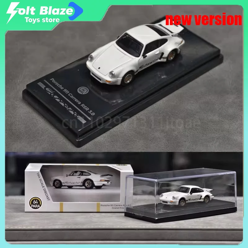 

PARA 1/64 Porsche 911 Carrera RSR 3.0 Diecast Alloy Car Model Simulation Alloy Static Cars Model Room Display Model Boy Toy Gift