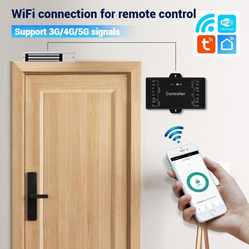 ABS Tuya WiFi Mini Controller Supporting Wiegand 26 to 58 Protocol