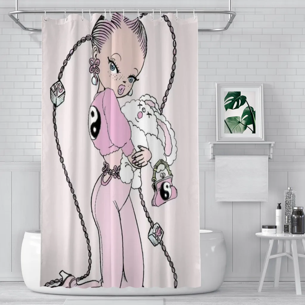 

Foxy Illustrations Shower Curtain Bathroom Decoration Shower Curtain Birthday Gift