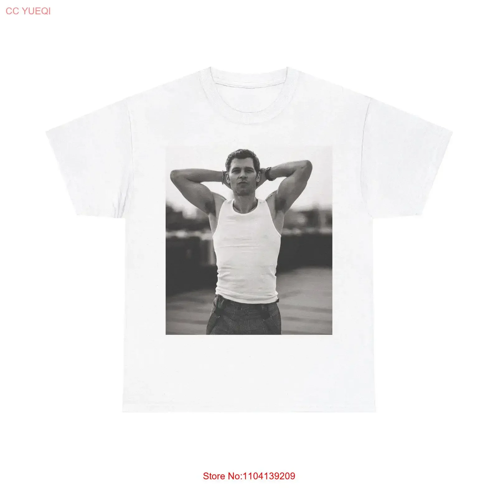 Originals Vampire Diaries Klaus Mikaelson Heavy Cotton T Shirt vintage Washed Unisex designer clothes Comfortable homme graphic