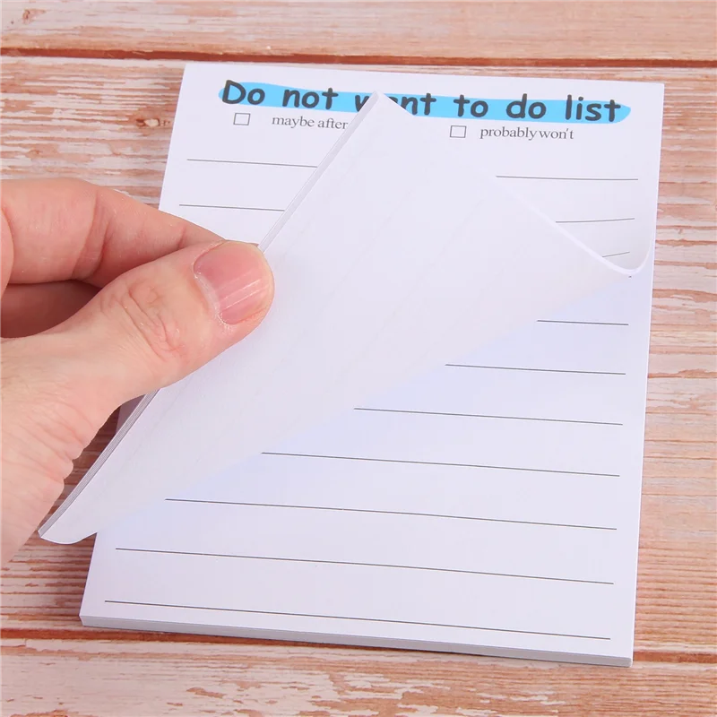 Funny Sticky Note, To Do List Notepad Funny Stationery, Office Supplies, Notebook Labels, Desk Sticky Note 50 Pages