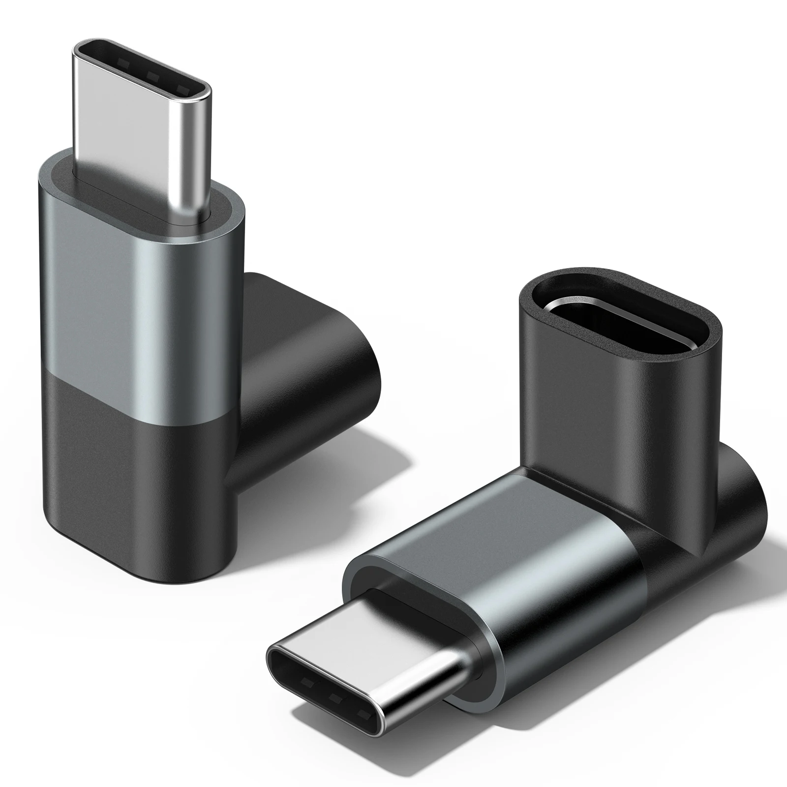 L Shape Type C to Type C 3.2 Adapter USB C Male to USB C Female 100W Fast Charging Converter For iPad MacBook Nintendo Switch