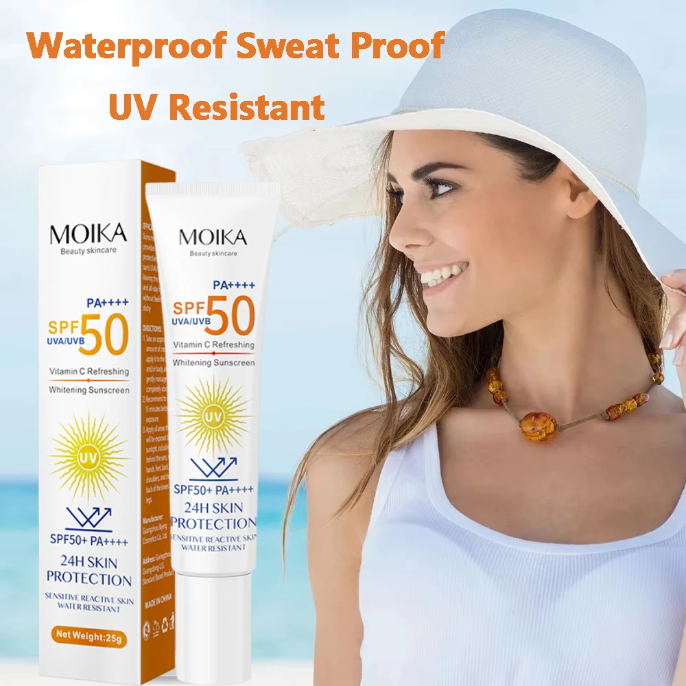 

Facial Body Sunscreen Whitening Sun Cream SPF 50 Moisturizing Anti-Aging Oil-control Dust Oil Control Reduce Melanin Skin Care