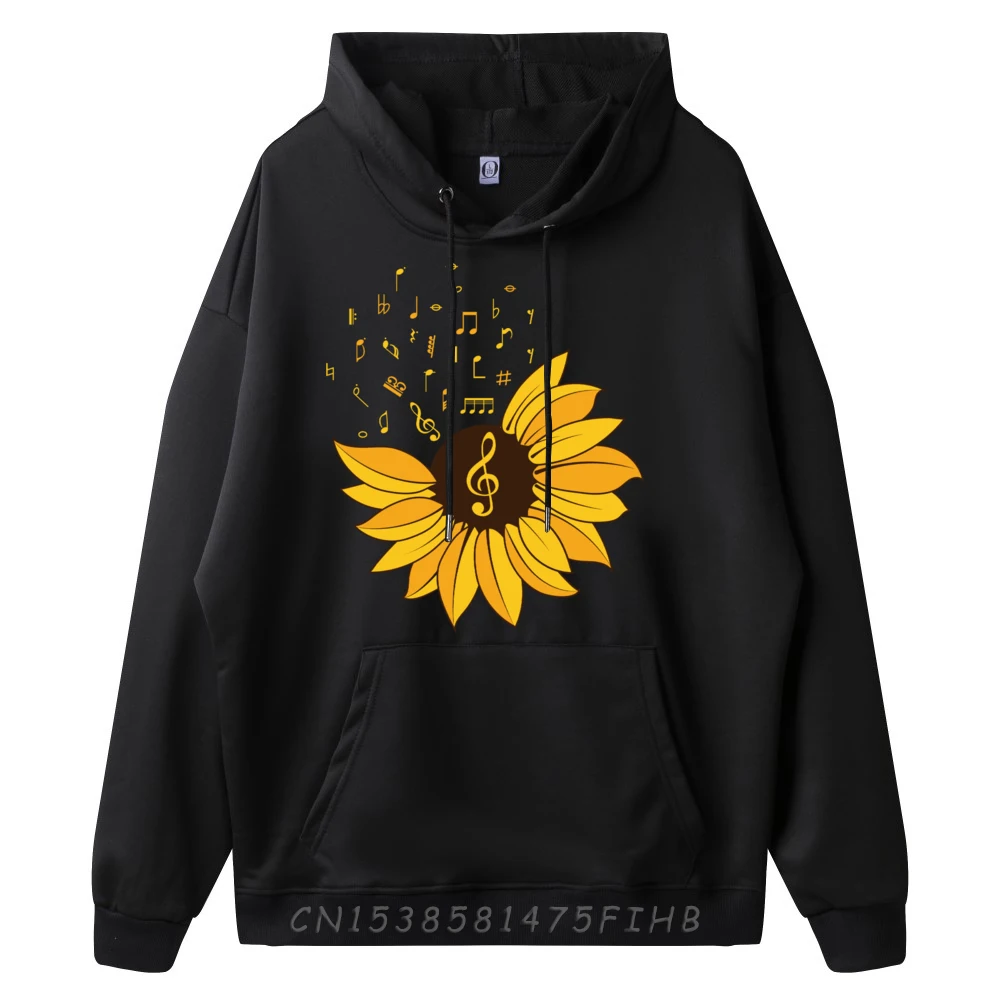 Sunflower Music Lover Notes Student Teacher Musician Graphic Tees Men Woman Clothes Christmas Sweater