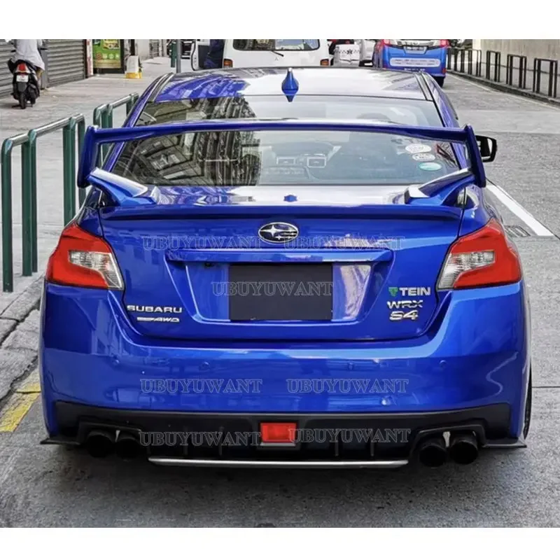 For 2007-2016 Subaru Impreza WRX STI Style Rear Trunk Spoiler High Quality ABS Material Car Rear Wing Primer Color Spoiler