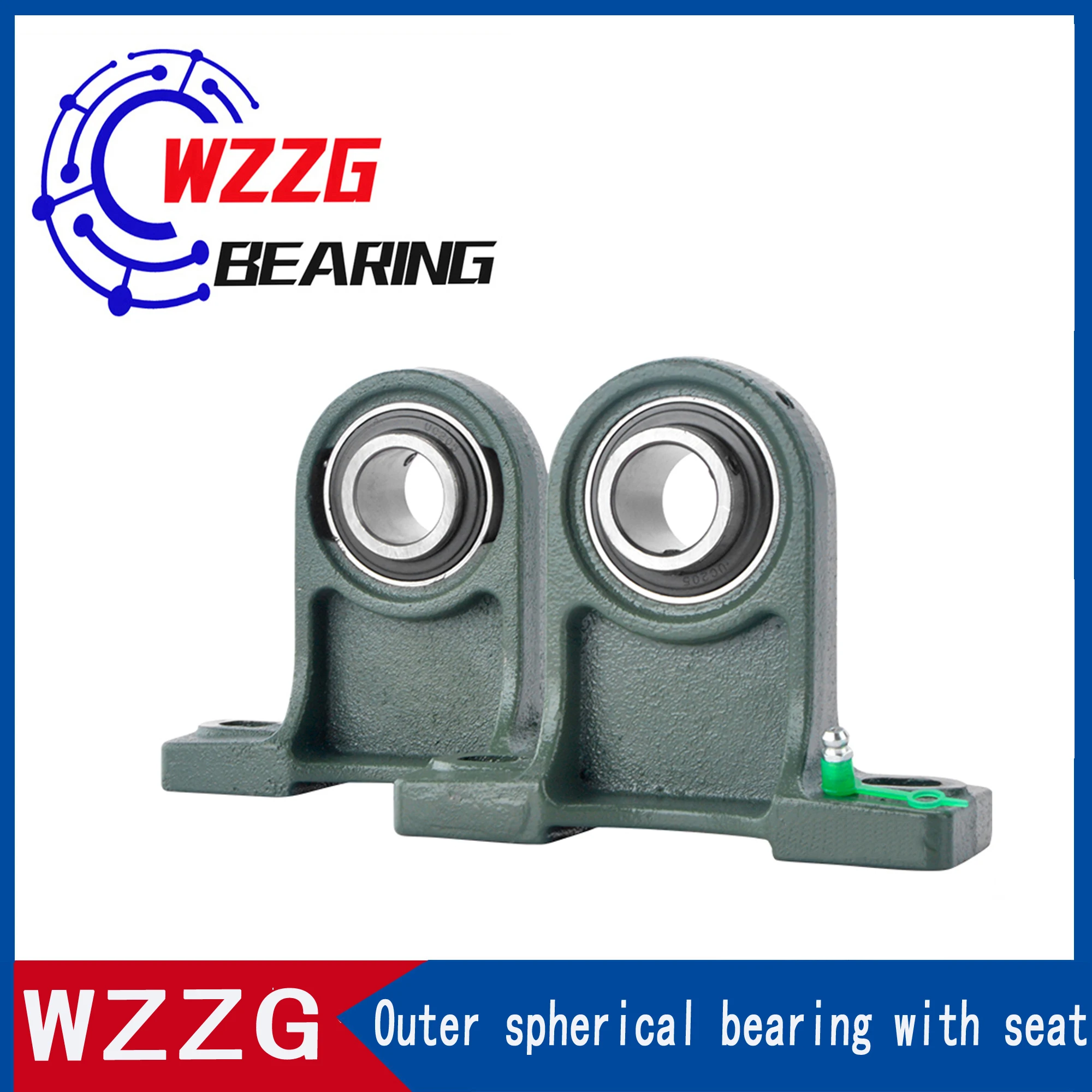 Outer spherical bearing with seat high center vertical seat UCPH201 202 203 204 205 206