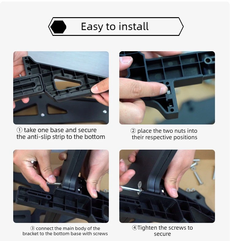 Bicycle Parking Racks Adjustable Anti-Slip ABS Indoor MTB Floor Stand Universal Cycling Storage Road Mountain Bike Accessories