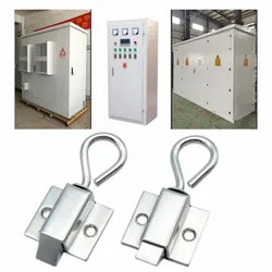 Window Gate Security Pull Ring Spring Bounce Door Bolt Anti-theft  Latch Lock Carbon Steel Retractable Hasp Industrial Hardware