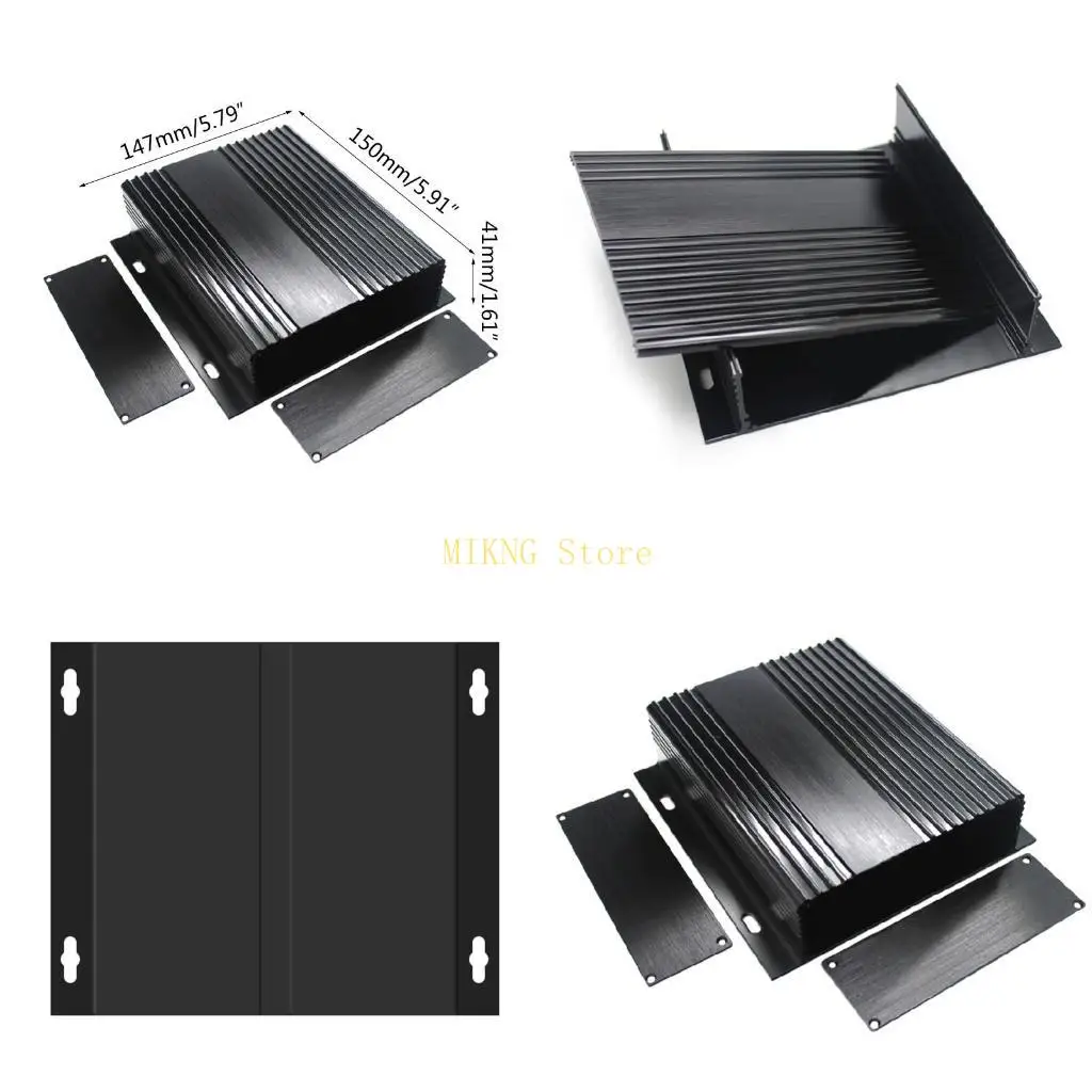 

150x147x41mm Aluminum Enclosure Electronic Circuit Board Project Protective Box best sale